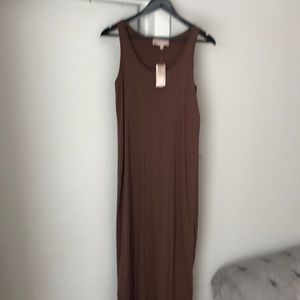 Summer midi tank dress